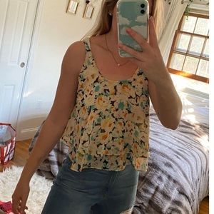 Floral Flow Top
